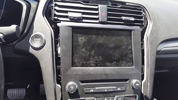 How to replace the radio or apim on a ford fusion