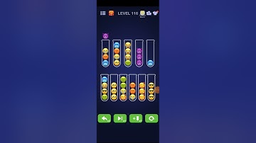 Emoji Sort Puzzle Level 116 solution , Emoji Sort - Puzzle Games, People Lovin Games, All Levels