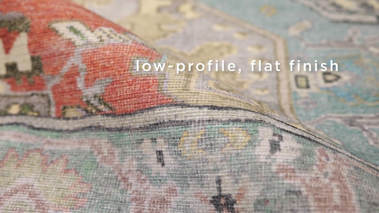 Kate Lester + Jaipur Living Harman - Zenora Sky Blue, Silver (HBL-07)