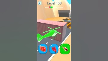 Shape-shifting Funny Race All Level Gameplay Walkthrough Master Level #158 BeamNG.drive #Shorts