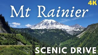 4K Scenic Drive - Mt Rainier National Park, Washington state