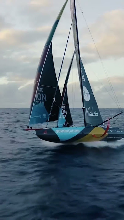 Flying at 28 knots over the Southern Ocean 🚀 #sailing #theoceanrace #teammalizia