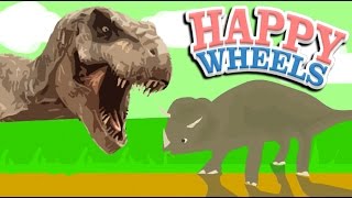 DINOSAURS +JURASSIC WORLD!! | Happy Wheels