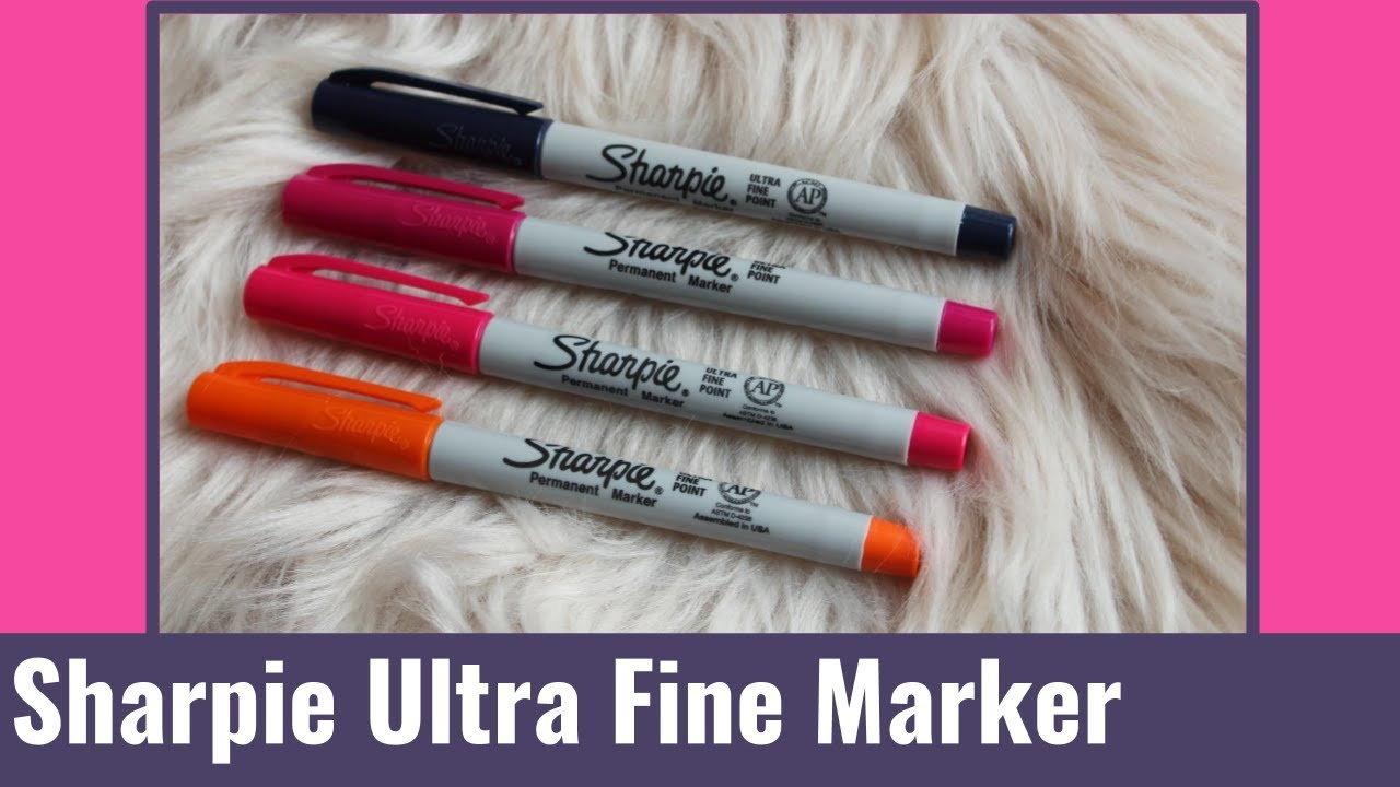 Sharpie Ultra Fine vs Sharpie Pen Comparison 