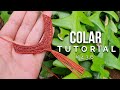 Como fazer um colar em macrame #436 | DEDE TUTORIAIS