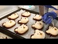 Super cute bear bread !! Baking unique breads starts at 4:00a.m.｜Japanese Bakery