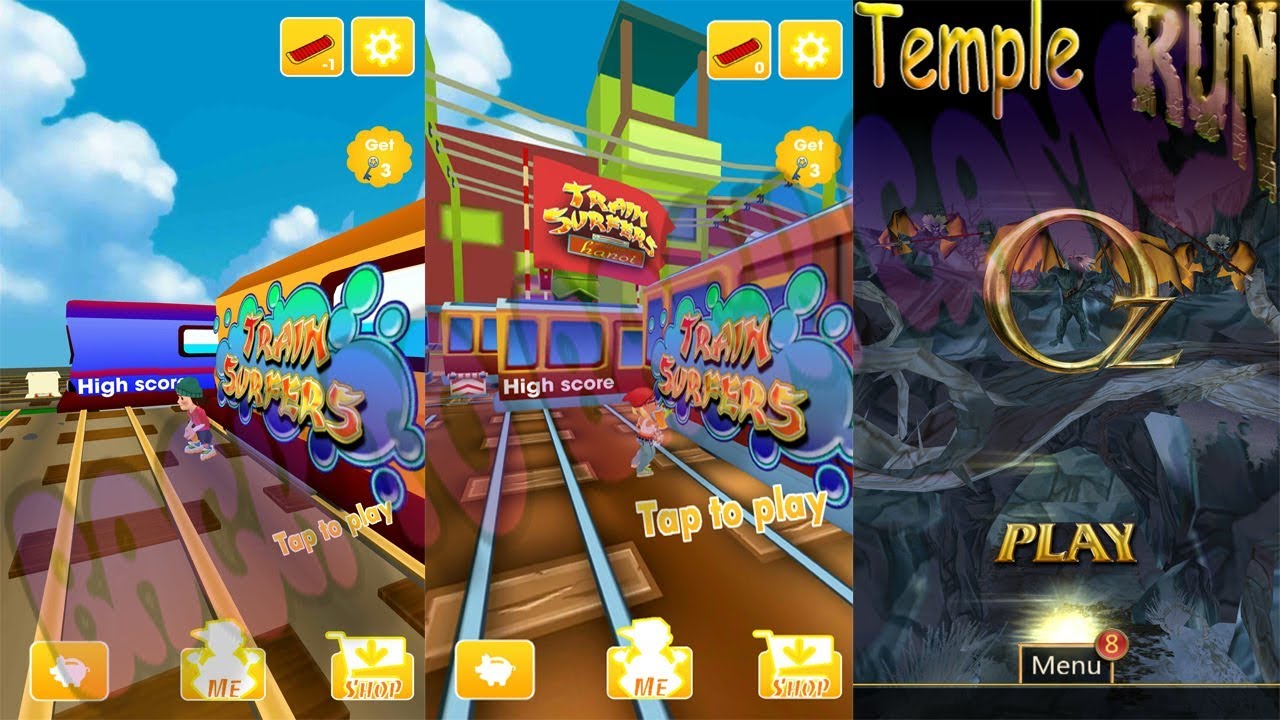 Super Subway Surf 3D 2018 vs Bus Subway Surf City Rush vs Endless Run Lost Oz Gameplay