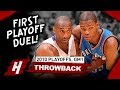 Kobe Bryant vs Kevin Durant FIRST EVER PLAYOFF Duel, Game 1 Highlights 2010 NBA Playoffs - EPIC!