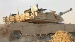 FAR-MAROC : Moroccan Abrams M1A1 SA - Eexercice African Lion 2021