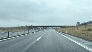 Soothing Drive on the European Road E45 in Rain - Ambient, No Talking or Music