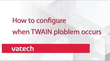 [EzDent-i] How to configure when TWAIN problem occurs
