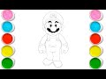 How to Draw and Color Super Mario | Step-by-Step Drawing for Kids 🎨🍄