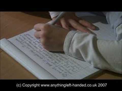 How to support left-handed pupils' handwriting 