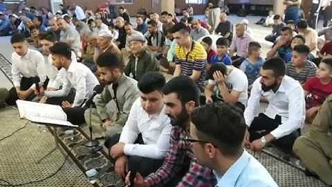 سورة الرحمن مع التكبير العيد مع صلاة العيد بصوت القارئ بيشرةو شعبان الكردي مقطع الاول