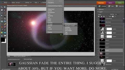 Photoshop Elements 6.0 - : Space Tutorial :