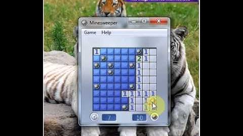 Me failing on Minesweeper!