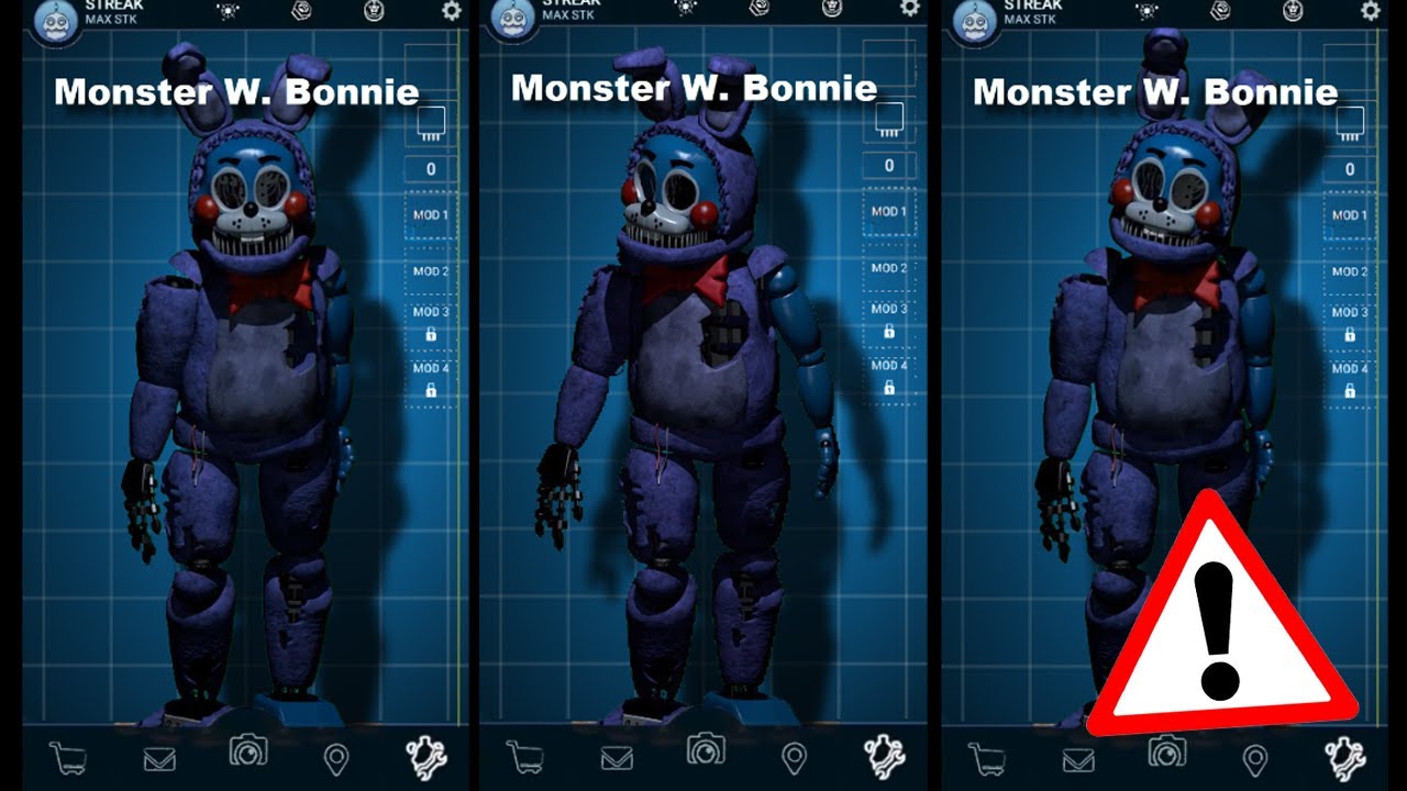 withered bonnie com partes do toy bonnie 