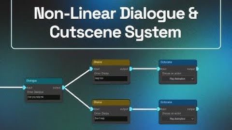 Non-Linear Dialogue & Cutscene System for Unity