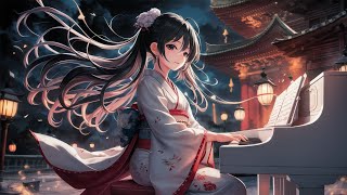 👘Relaxing Study & Sleep Music🌸Track #3 🎹Deep Focus Lofi🌙