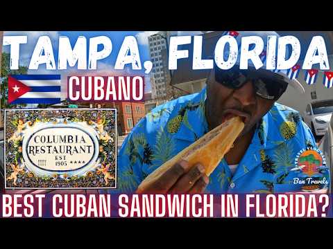 Video thumbnail: Columbia Restaurant Ybor City Tampa Florida | Best Cuban Sandwich in Florida | The CUBANO 🌴