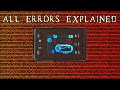 Chinese Diesel Heater Error Codes E01 - E10  All Codes, Faults & Fixes