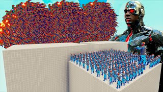 100x CYBORG + 1x GIANT vs EVERY GOD  Totally Accurate Battle Simulator TABS