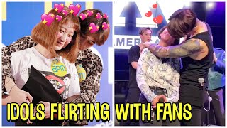 Funny Kpop Idols Flirting With Fans