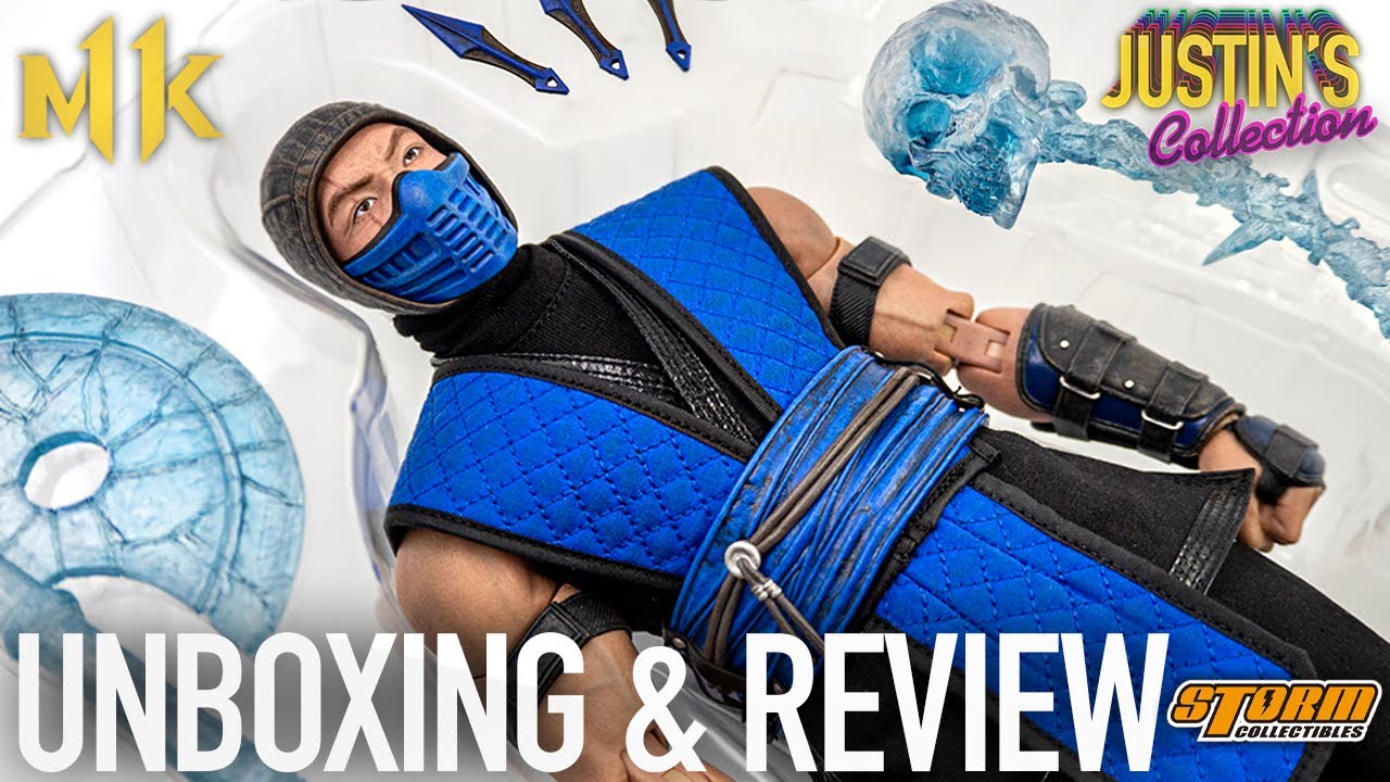 Mortal Kombat 11 Sub-Zero Storm Collectibles 1/6 Scale Figure Unboxing &  Review 