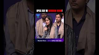 UPSC Topper Wardah Khan AIR 18 Shares Her Preparation Strategy! #upscmotivation #ias #motivation