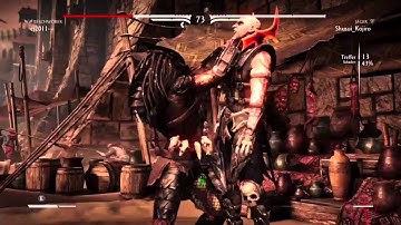 Mortal Kombat X [Predator Hunter Combo] 55% Corner (Online)