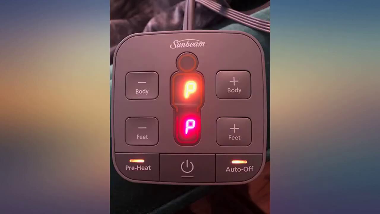 Sunbeam Heated Blanket King Size Cozy Feet Soft Velvet, 4