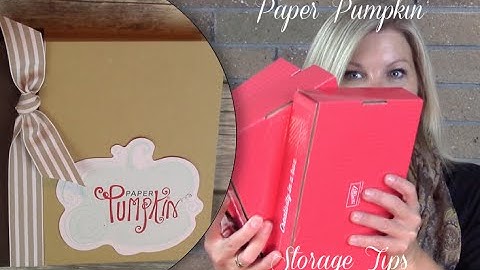 How to store your Paper Pumpkin kit stamp sets with Project Life