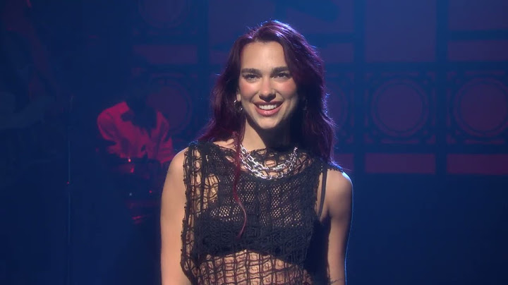 Dua Lipa - Illusion (Live on SNL)