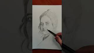 Drawing Eva Greens Portrait