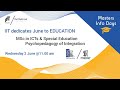 Info day for MSc in #ICTs & #SpecialEducation – Psychopedagogy of Integration