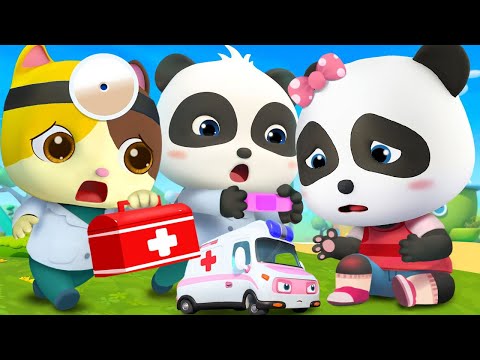 Baby Panda Got Injured | Doctor Cartoon | Good Habits | Kids Songs | Kids Cartoon | BabyBus