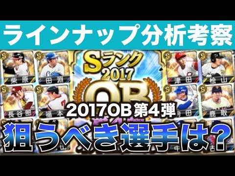 【プロスピA】今弾ラインナップ微妙？狙うべき選手、狙うべき称号など2017OB第4弾をラインナップ分析していく【CLAY】#411