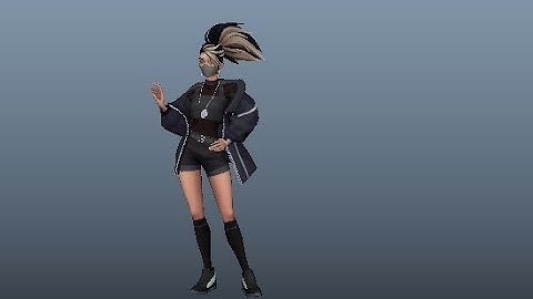 Turn Around Animation by Samuel Saksono | Akali Rig | Maya 3d