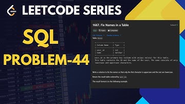 1667. Fix Names in a Table | sql |#leetcodechallenge #coding
