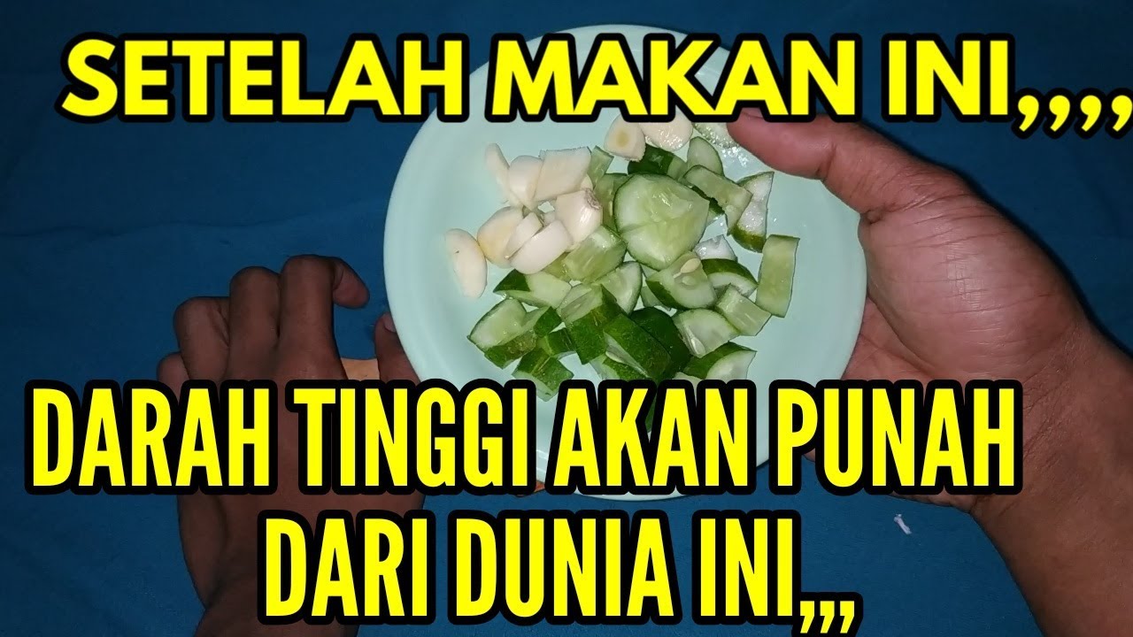 Jus Timun Penurun Darah Tinggi / Cara Menurunkan Tekanan Darah Tinggi
