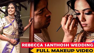 Rebecca Santhosh wedding | Bridal makeup look video | Bridal stories by sijan makeup Artist