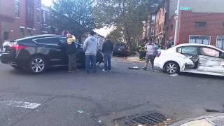 Cars accident  Brooklyn New York