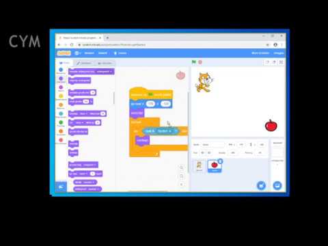 Scratch - Appels eten (2/4) - bug error fix probleem oplossen! - je eerste spel in Scratch!