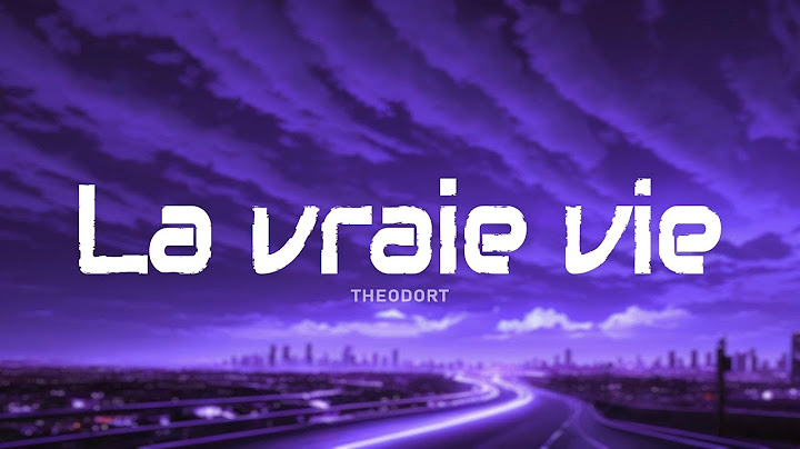 THEODORT - La vraie vie (Paroles/Lyrics)