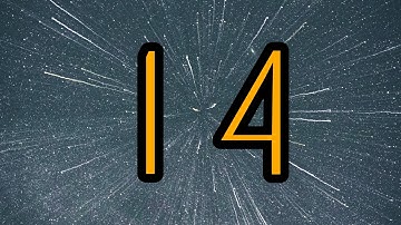 14 Second Timer ⏰ | Bright big yellow numbers and relaxing background music