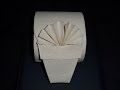 Toilettenpapier Origami falten Toilegami Blumentopf how to fold pot plant