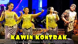 Niken salindry hani kusuma nanda sari dan deny lagu kawin kontrak bersama campursari mayangkara