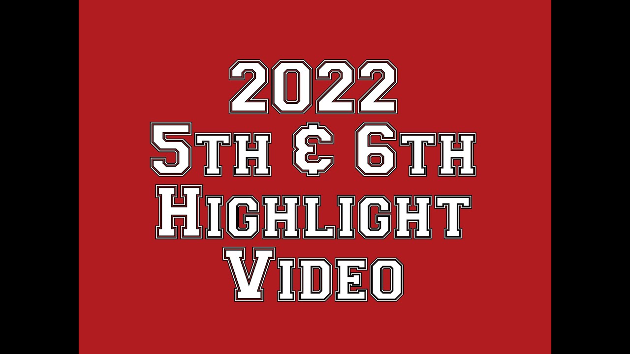 2022 5th & 6th Woodsfield Redskins YouTube