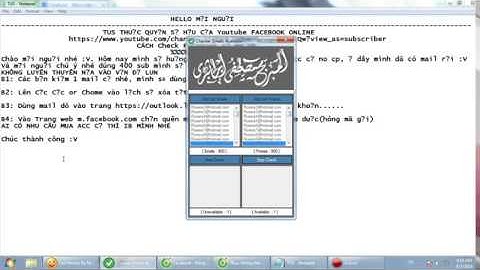 Hướng Dẫn-Cách check facebook cổ không bị checkpoin và share tool chưa fix