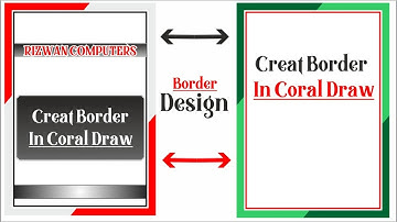 Create Page Border Design in Coral Draw|| #border #borderdesigns